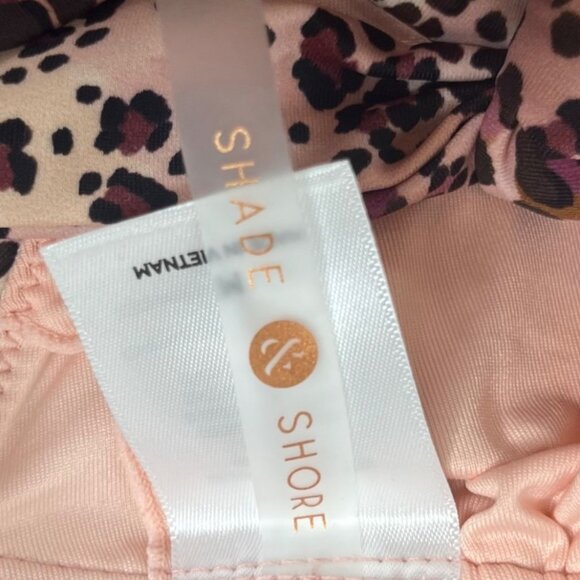 Shade & Shore Bikini Swim Top Womens Medium Pink Padded New Pool Beach - Picture 3 of 9